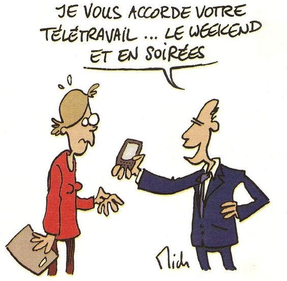 Dessin télétravail