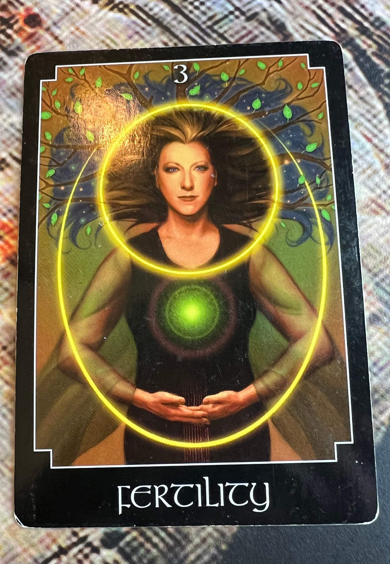 The Fertility card from John Holland's Psychic Tarot deck.
