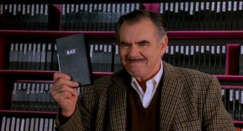 Russ Meyer stars in the 1987 sketch-comedy collection "Amazon Women on the Moon" from Universal Pictures.