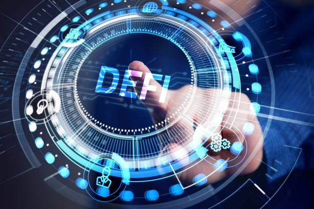 DeFi -Decentralized Finance on dark blue abstract polygonal background. Concept of blockchain, decentralized financial system DeFi -Decentralized Finance on dark blue abstract polygonal background. Concept of blockchain, decentralized financial system defi stock pictures, royalty-free photos & images