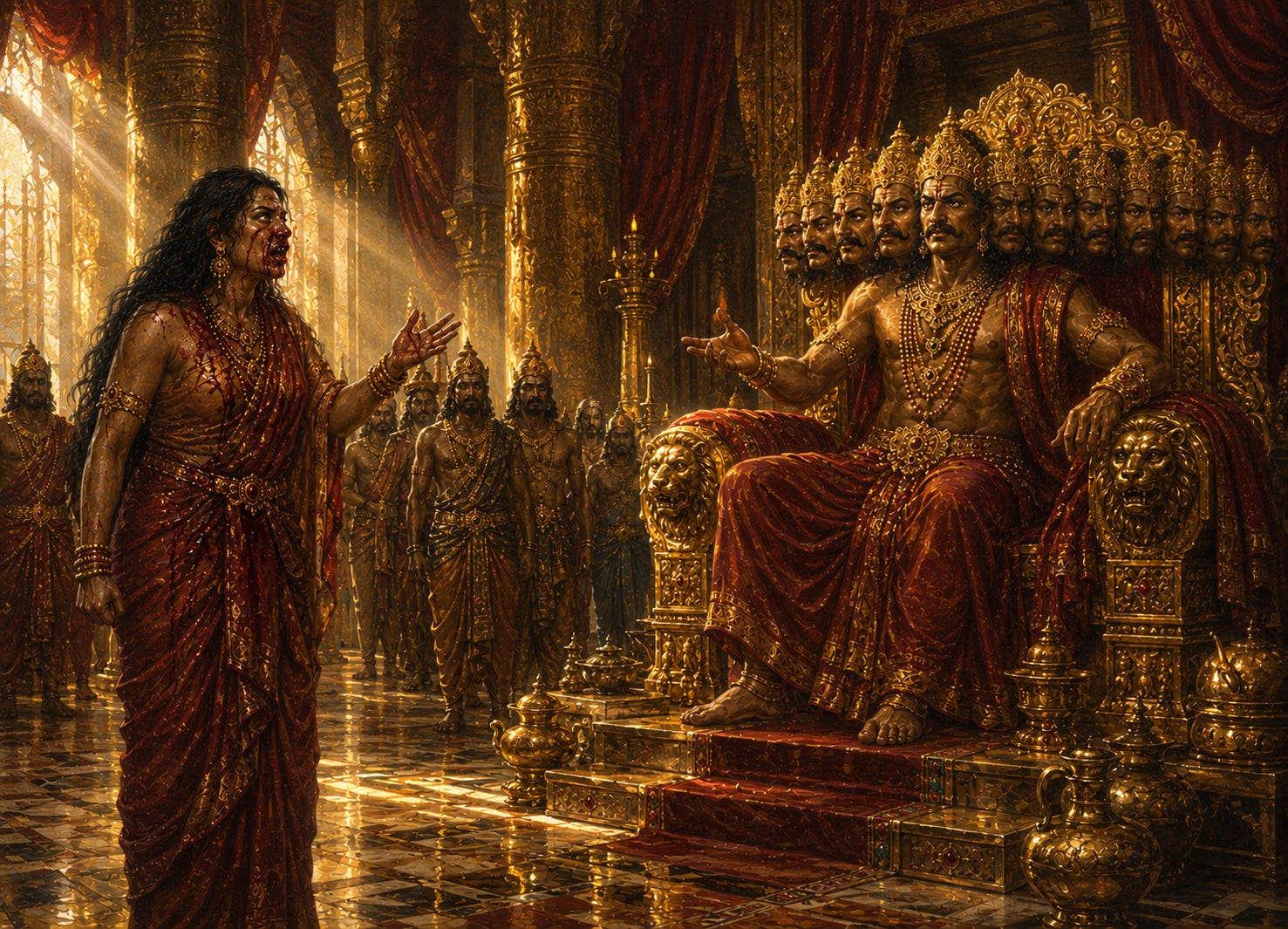 The King in His Kingdom (Ramayana, 25)
