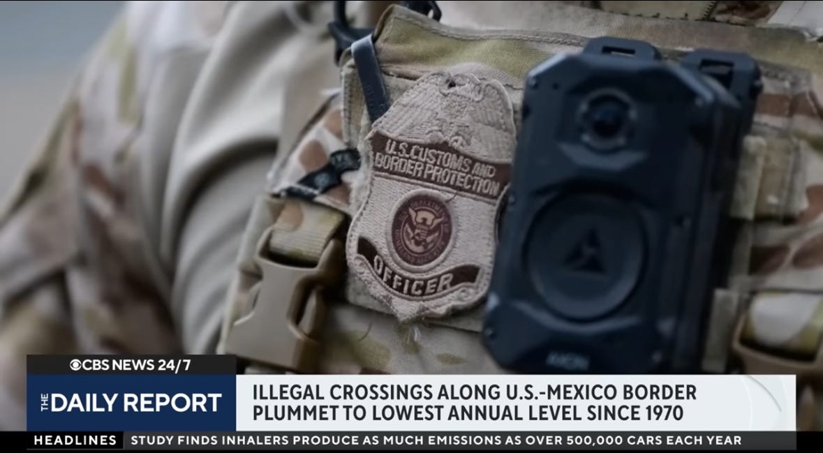 Lowest Border Apprehensions in Over 50 Years