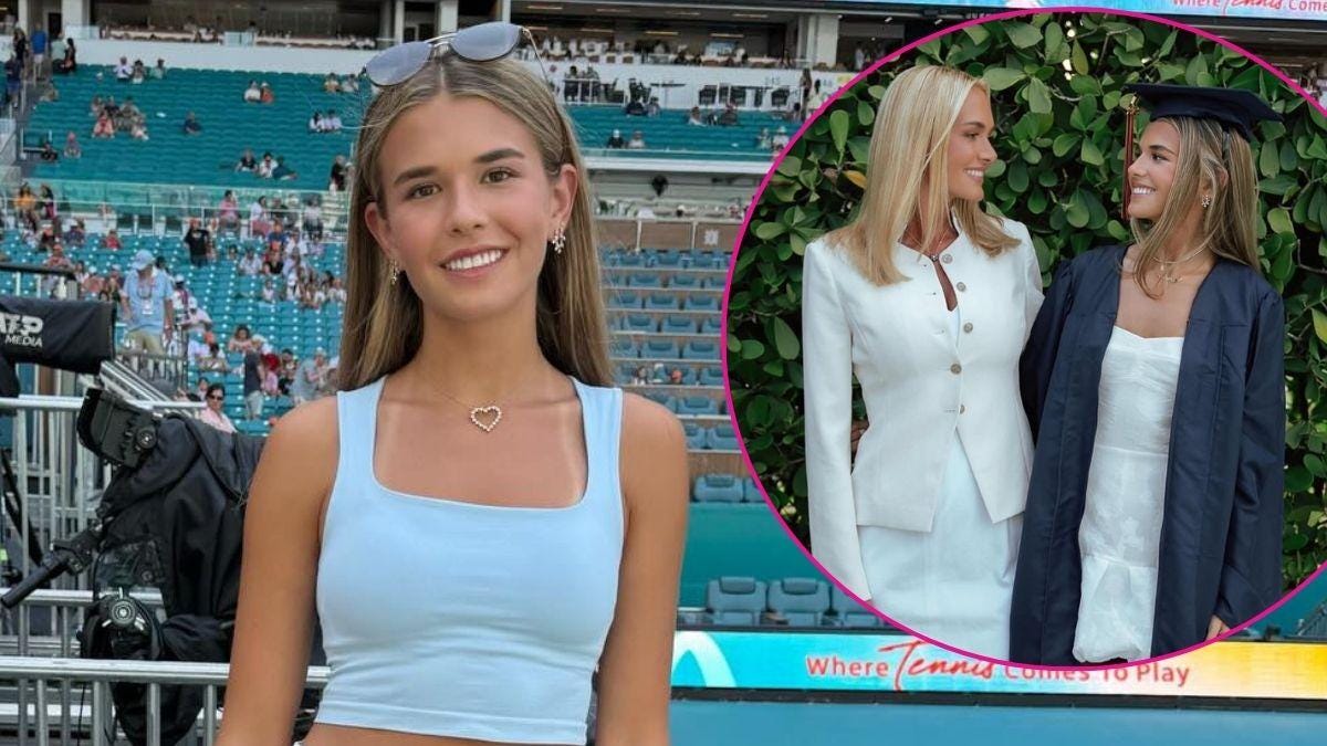 Composite photo of Kai and Vanessa Trump Composite photo of Kai and Vanessa Trump