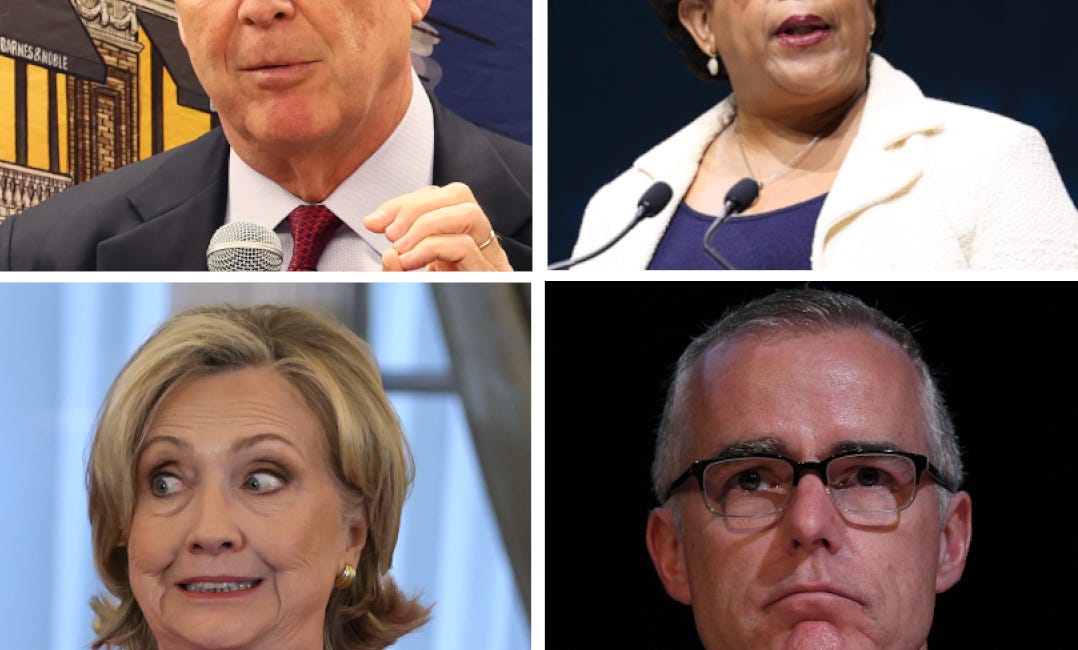 Classified Report on Hillary Clinton, Loretta Lynch, and James Comey Finally Released