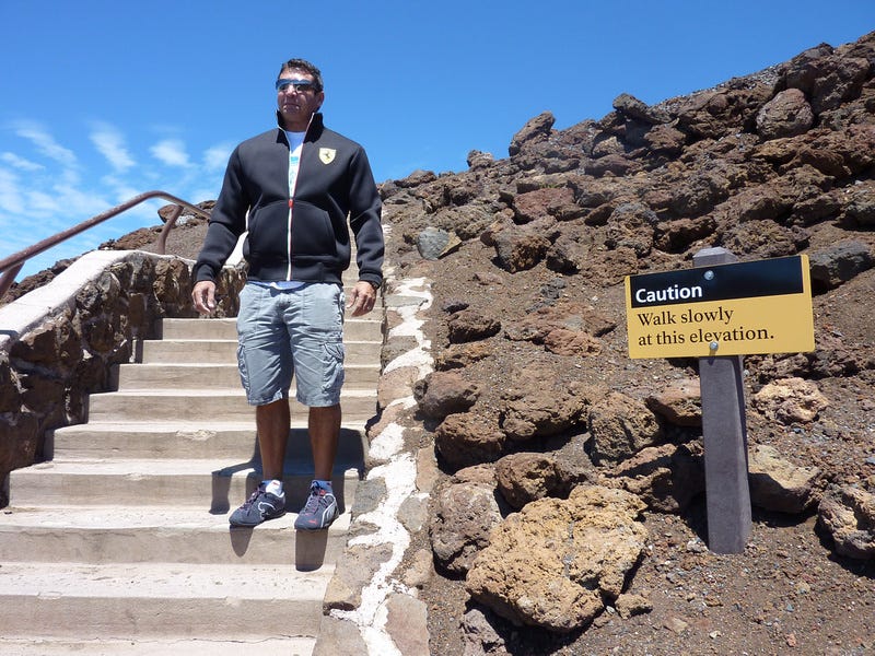Jim at Mt Haleakala