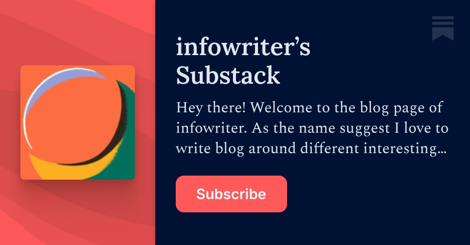 infowriter’s Substack | Substack