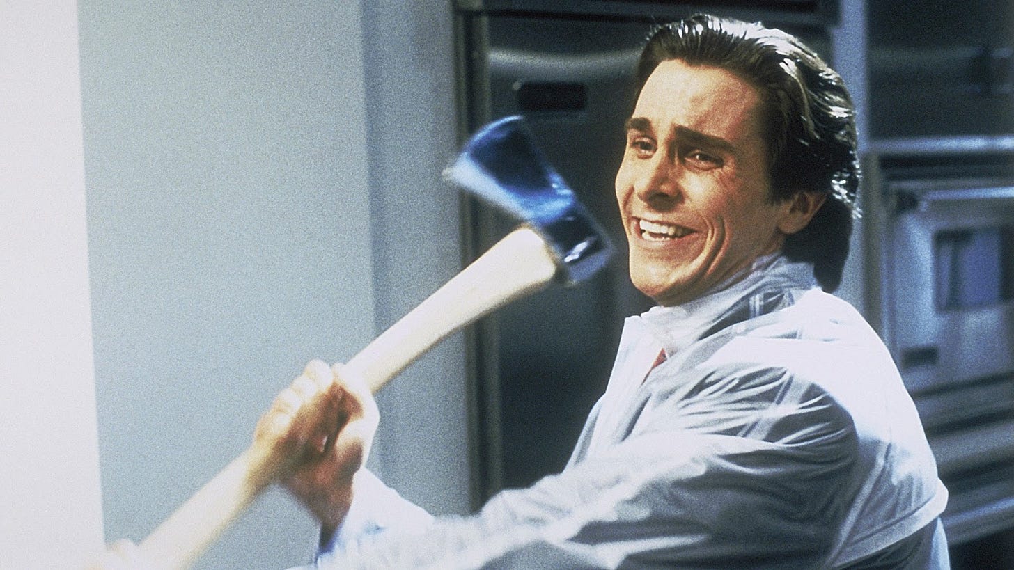 Christian Bale Says His American Psycho Character Patrick Bateman Would Run  for President | GQ