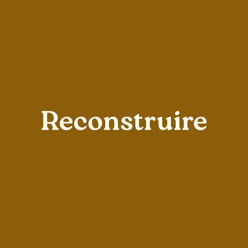 Reconstruire logo