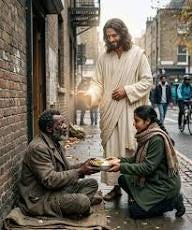 A viral image and story, often shared on social media, depicts a homeless man in Paris reading a Bible on the street, illustrating a message of unwavering faith despite losing his home. A viral image and story, often shared on social media, depicts a homeless man in Paris reading a Bible on the street, illustrating a message of unwavering faith despite losing his home.