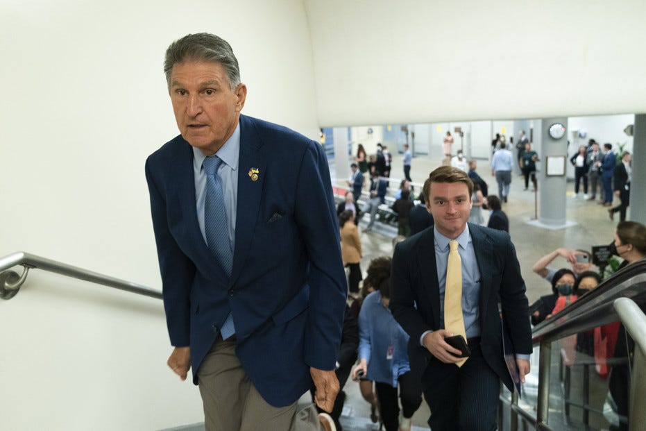 Sen. Joe Manchin (D-W.Va.).