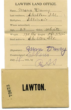 image of land lottery ticket
