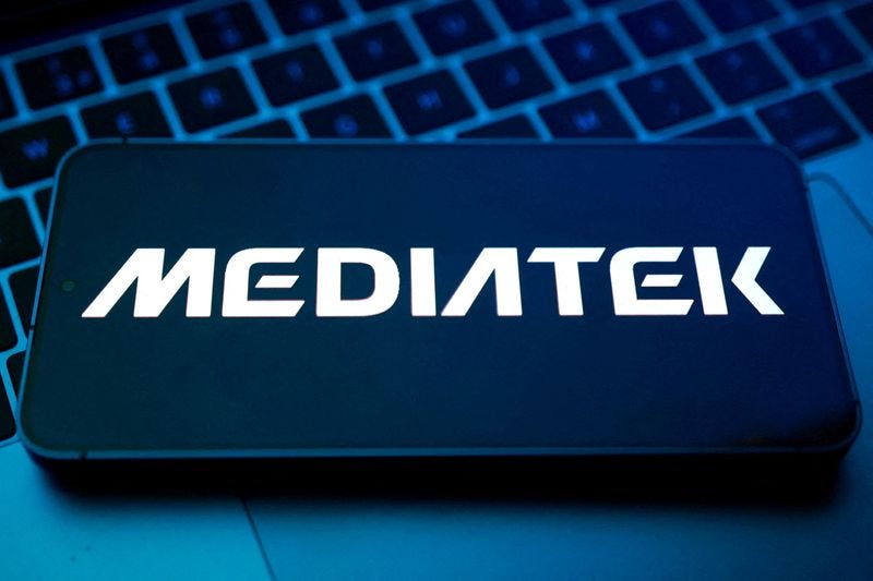 聯發科 2026 Q1 法說會 — Reuters 攝；蔡力行宣布首個美國 hyperscaler ASIC 專案 Q4 約 20 億美元貢獻、AI 大趨勢仍在持續（Photo: Reuters via WTAQ — wtaq.com/2026/04/30/no-question-the-ai-megatrend-continues-taiwans-mediatek-says/）