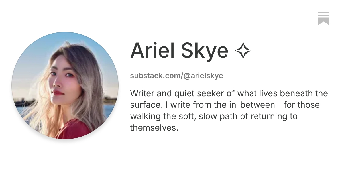 Ariel Skye | Substack
