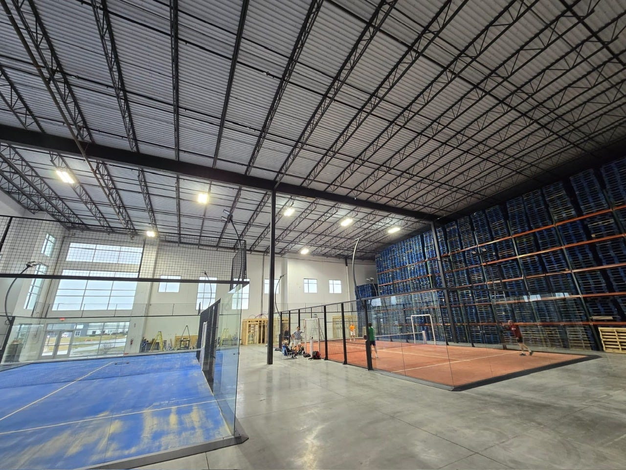 Padel Courts at NorthPoint Padel in Westfield, Indiana