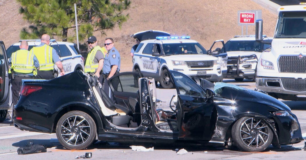Teacher Killed in Crash After Man Fled in Car From ICE, Police Say - The New York Times Teacher Killed in Crash After Man Fled in Car From ICE, Police Say - The New York Times