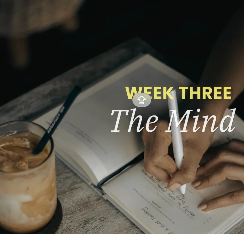 Week 3 · Day 7 — The Mind