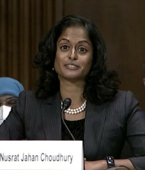 U.S. District Court Judge Nusrat Choudhury