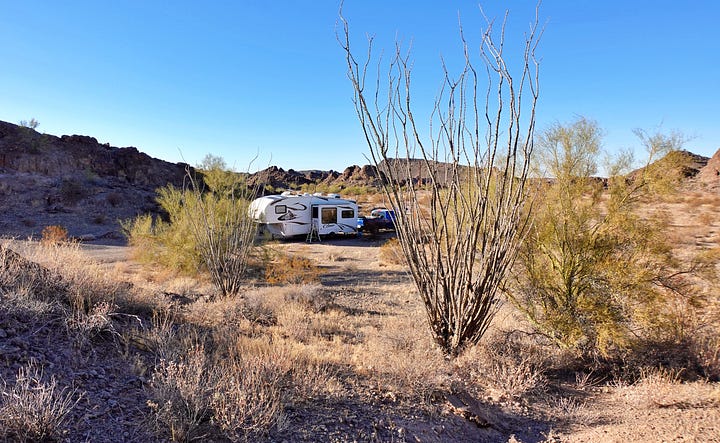A look at the terrain around where we camped.