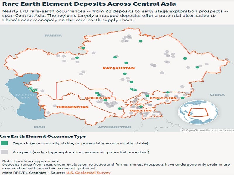 The US’ Central Asian Minerals Deals Could Put More Pressure On Russia & Afghanistan