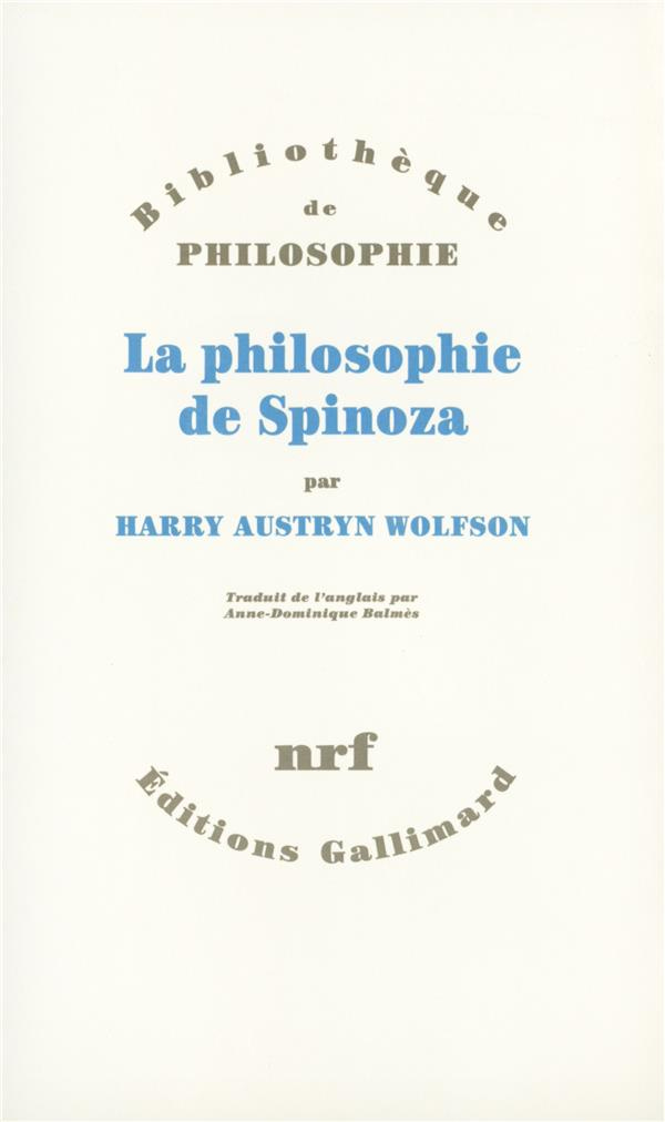 La philosophie de Spinoza La philosophie de Spinoza