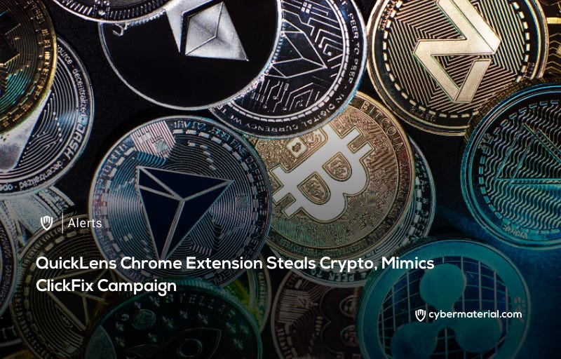 QuickLens Chrome Extension Takes Crypto Funds