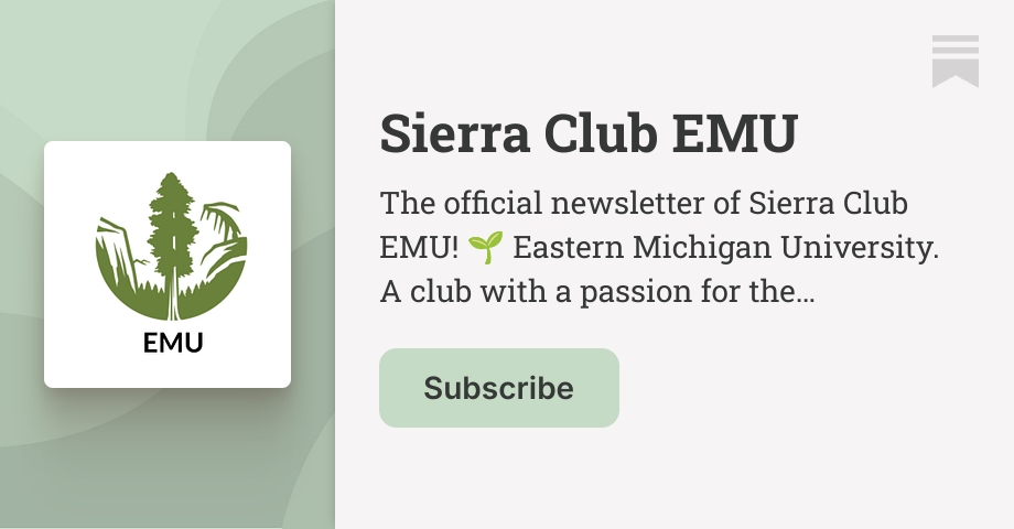 Stack In Emu Sierra Club EMU | Substack