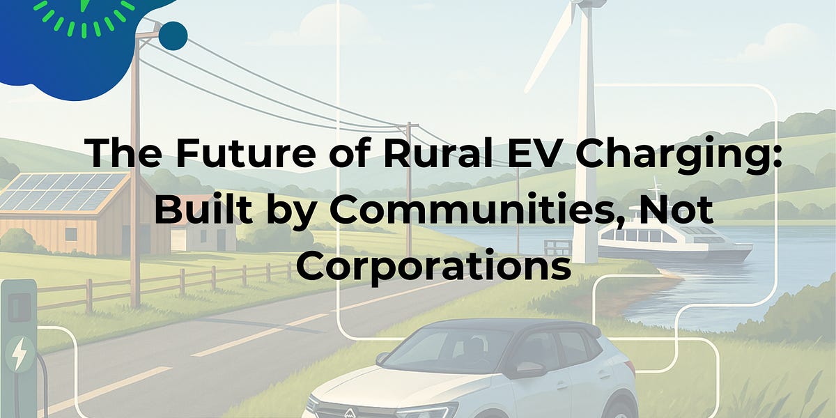 The Future of Rural EV Charging : Built by Communities, Not Corporations