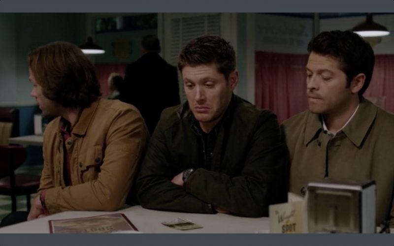 supernatural 1210 dean winchester sam pie time