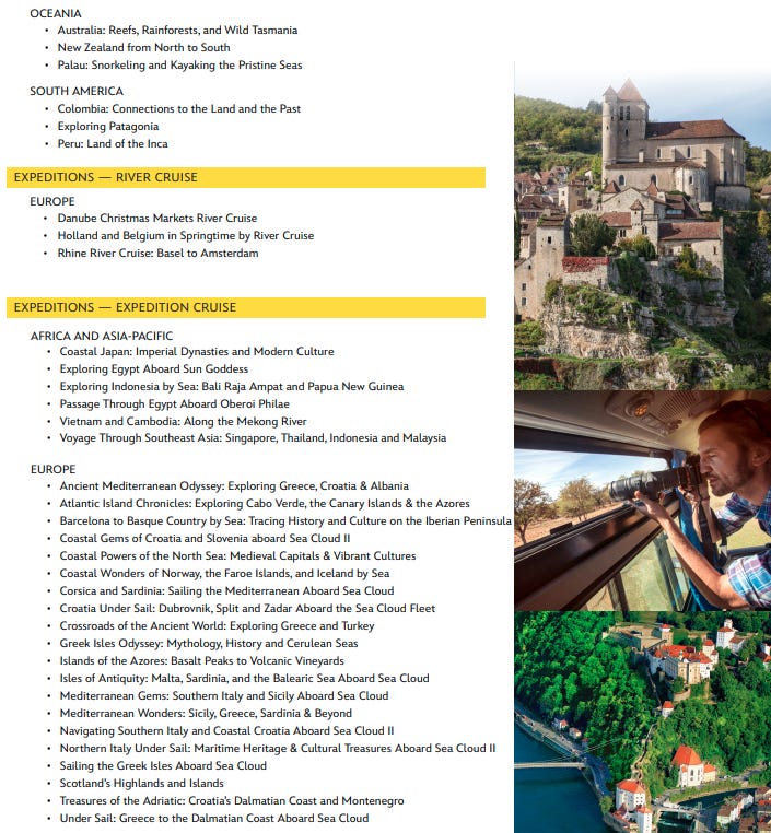  Destinos National Geographic Expeditions