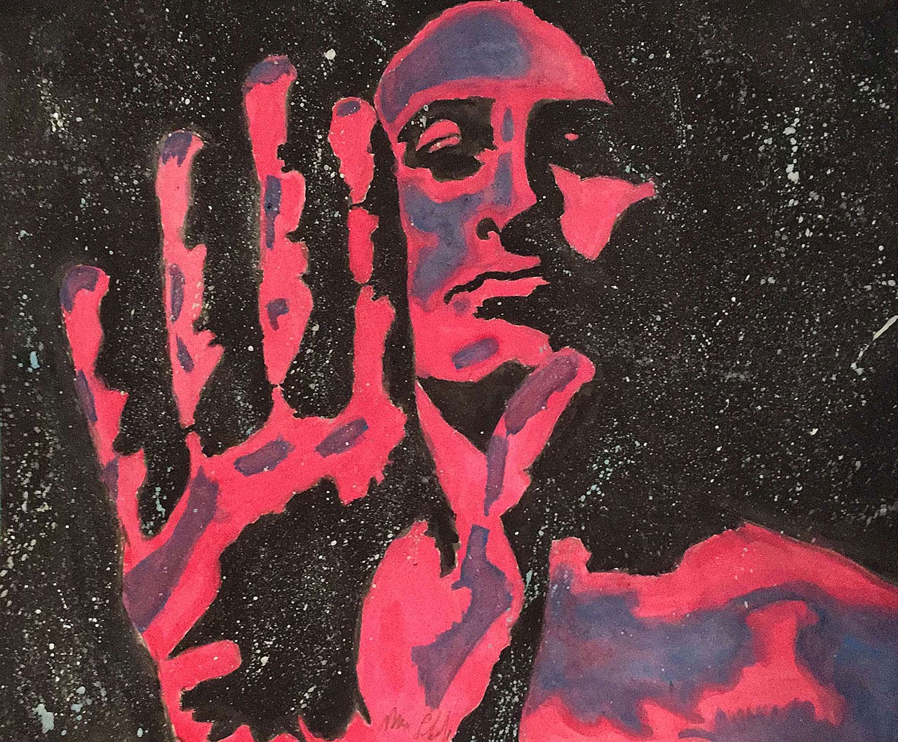 Surrebral Shaded in Space Self Portrait