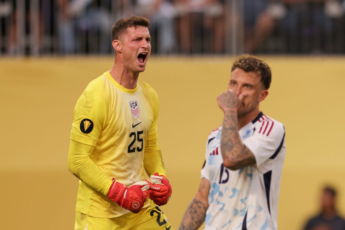Matt Freese Sums Up USMNT Penalty Heroics With 4-Word Message - Athlon  Sports