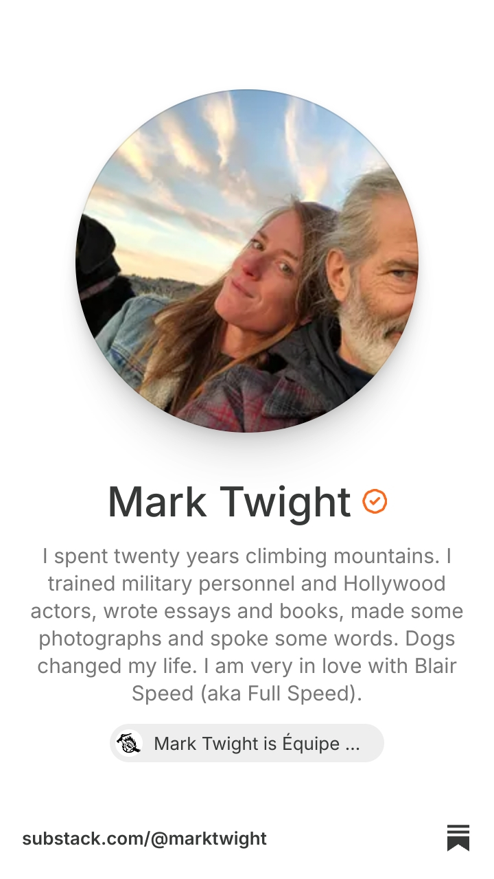 Mark Twight | Substack