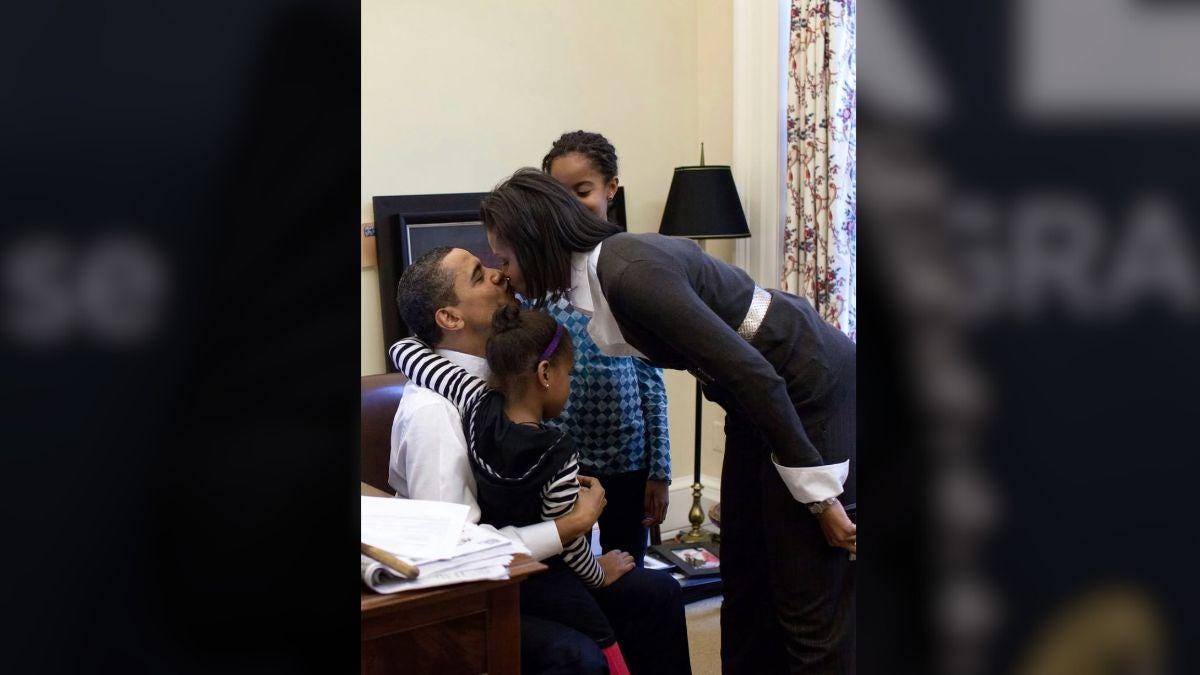 image of Obama family image of Obama family
