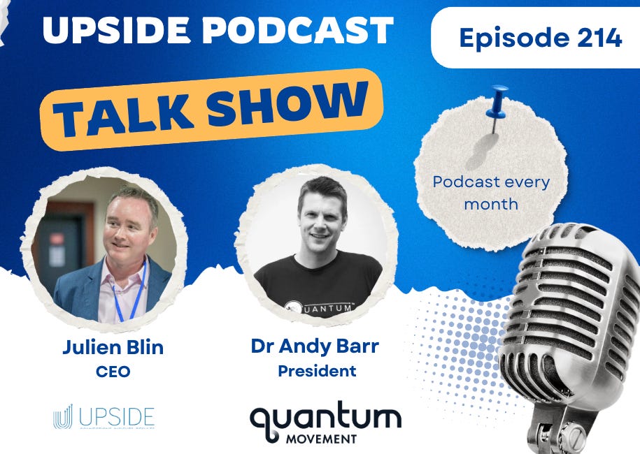 🎙️ Upside Chat with Dr Andy Barr, President, Quantum Movement, A Leading Biomechanics & Movement Analysis & Training Software For Practitioners 