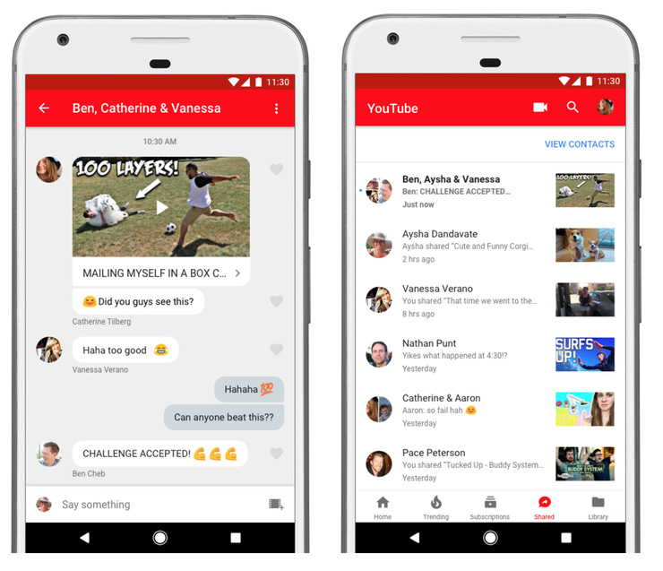 Youtube messaging Youtube messaging