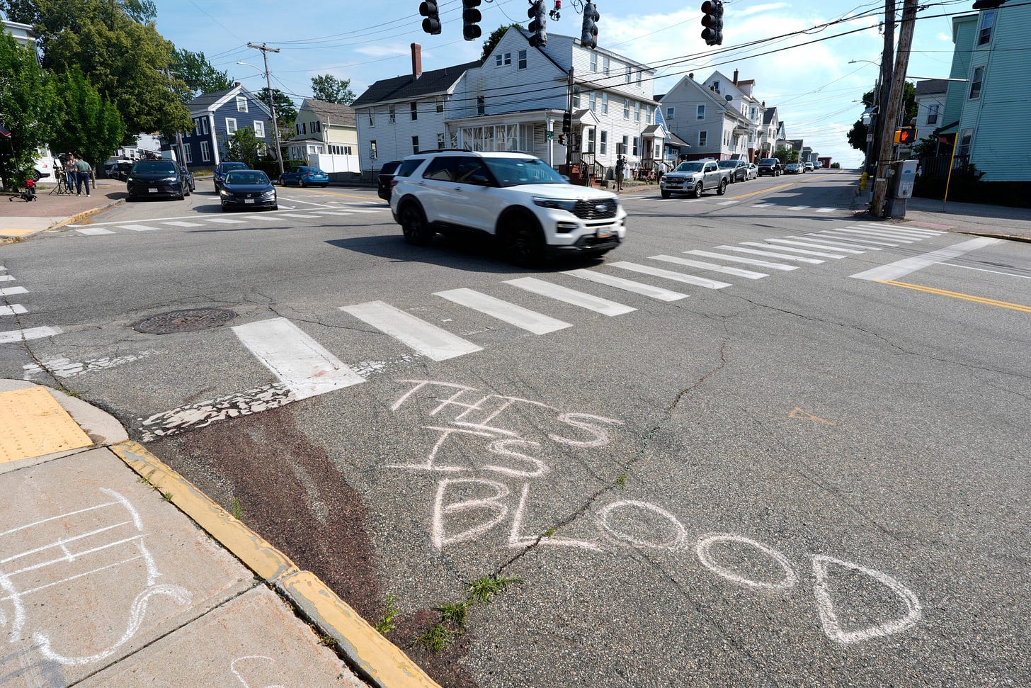 Protesters gather at Susan Collins' office after ICE shooting in Biddeford