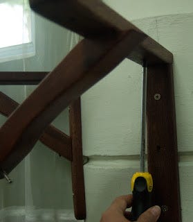 Installing brackets Screwing In