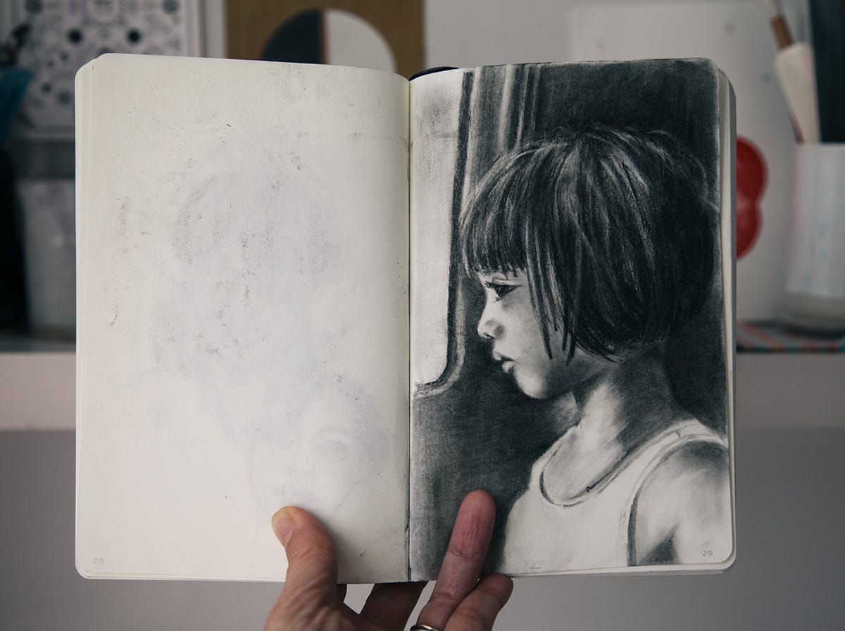 Sketchbook portrait