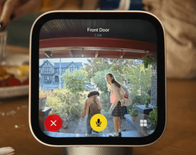 Still from Apple’s HomeView launch video