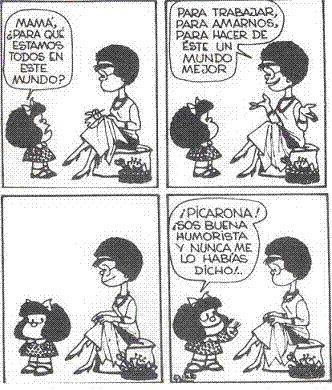 El sentido de la vida según Mafalda – El rincón de Sofista