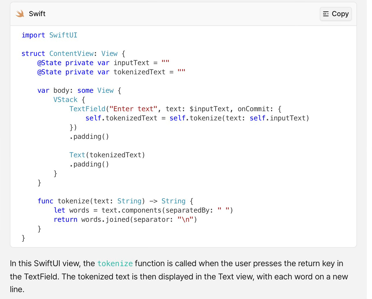 Code generated with bloop