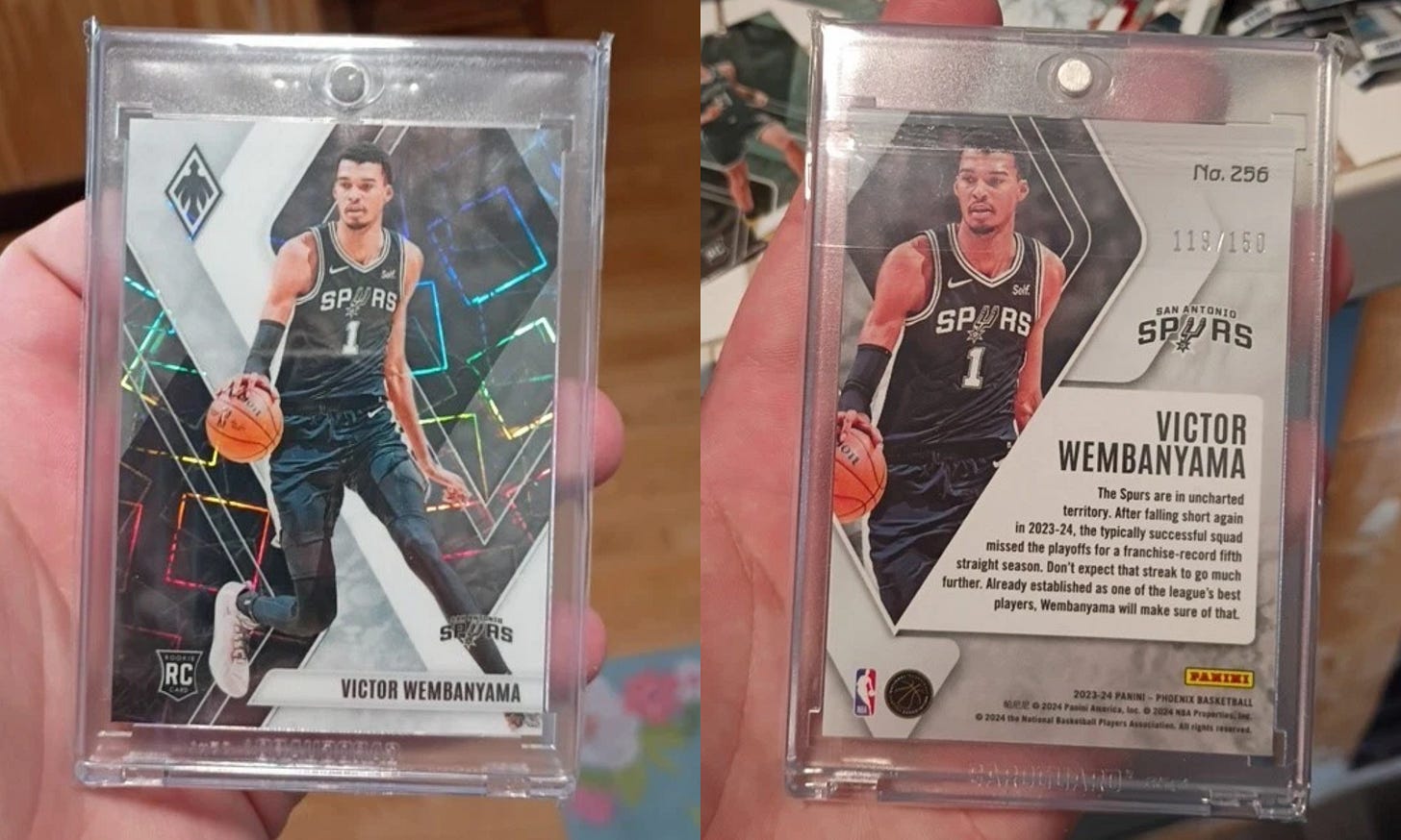 2023 Phoenix White Lazer Victor Wembanyama #256 /150 for PSA grading