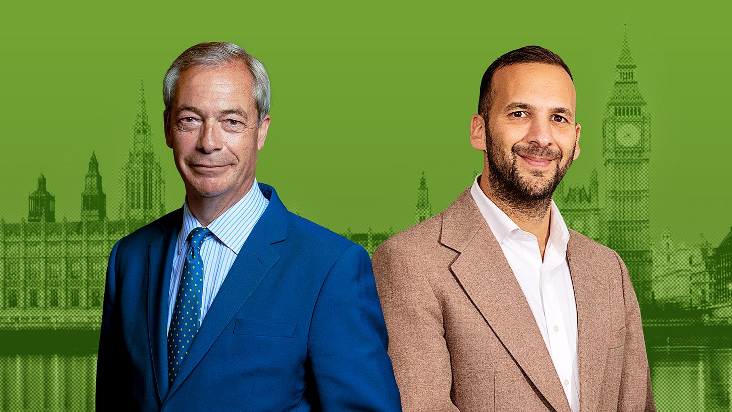 Zack Polanski and Nigel Farage are polar opposites in politics, but have  one thing in common | Politics News | Sky News