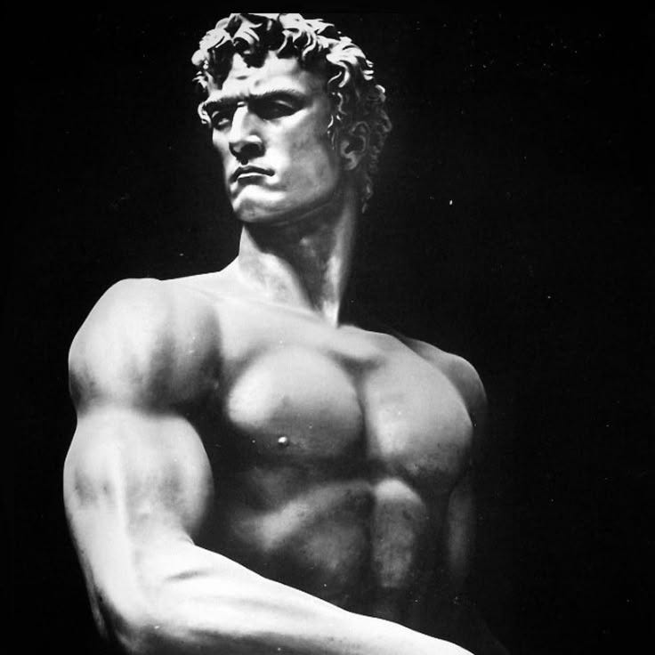 Pin by Jain on Fitness 🏋️ | Male face drawing, Statue, Model face