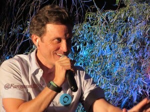 Rob Benedict belts out a song