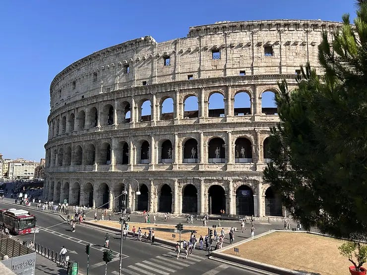 The Colosseum, Rome. The Colosseum, Rome.
