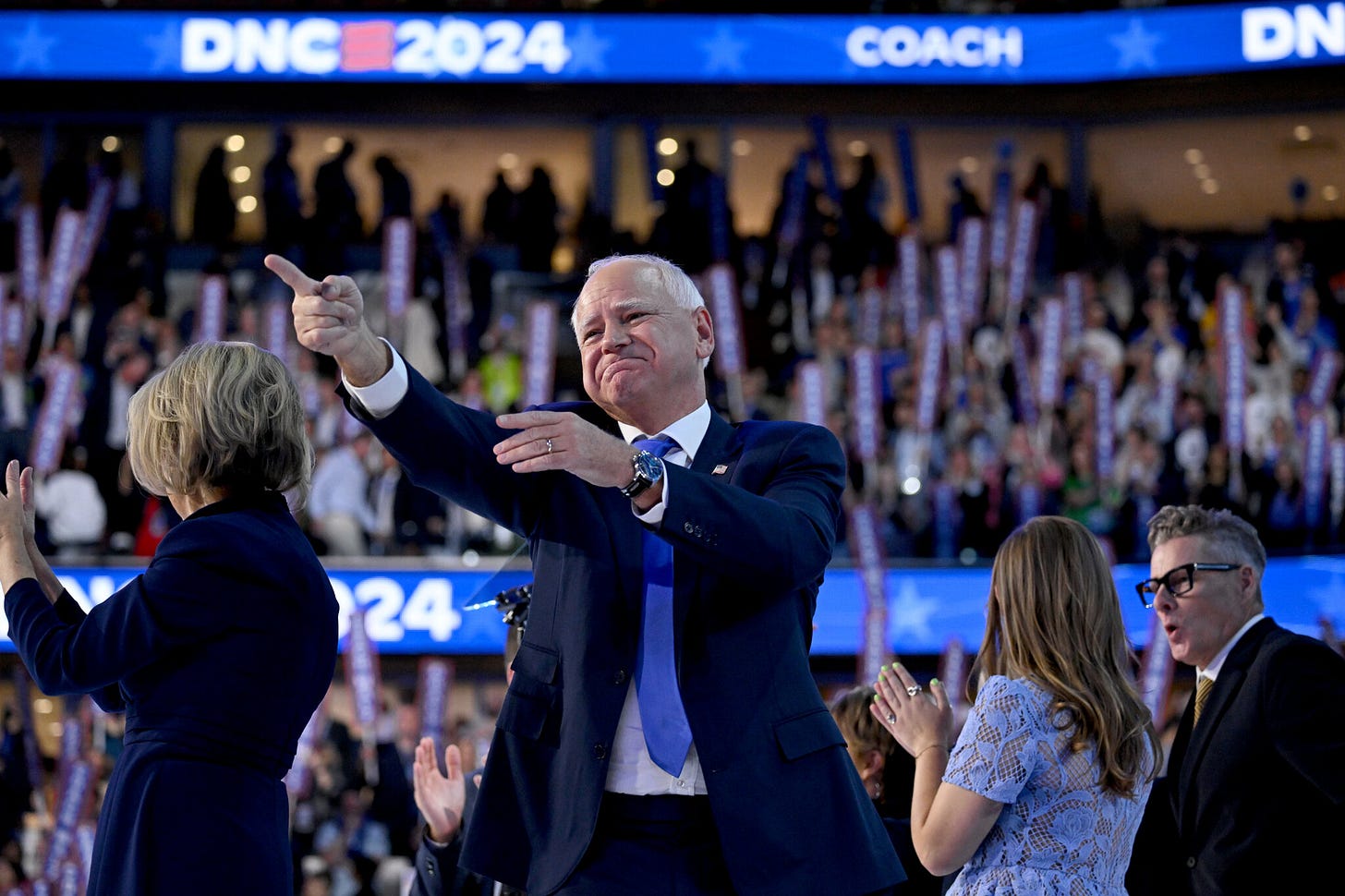 Tim Walz Accepts the V.P. Nomination