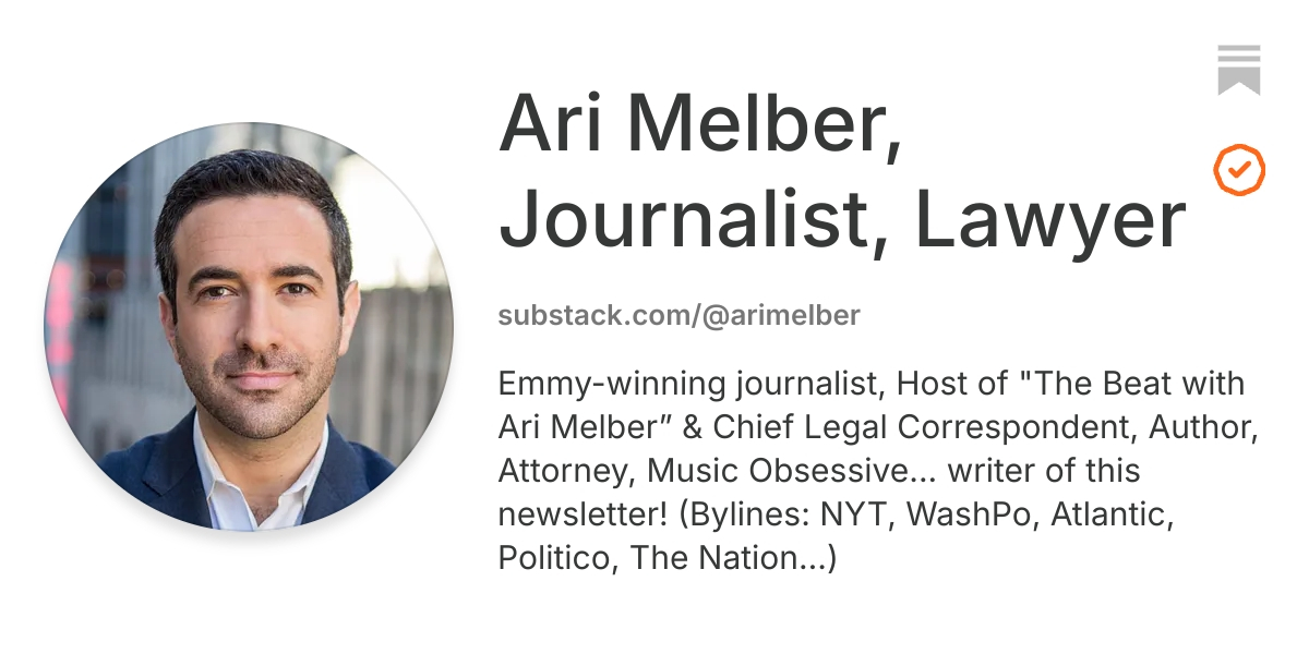 Ari Melber | Substack