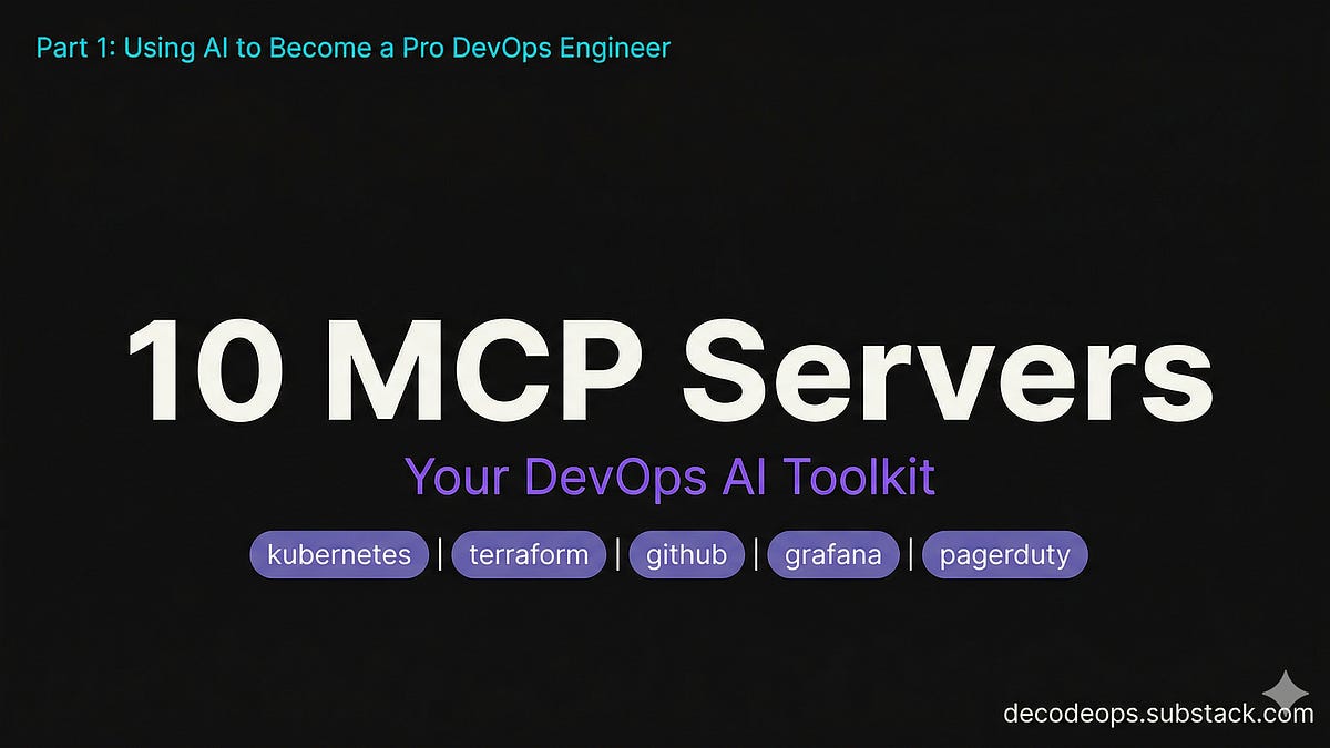 10 MCP Servers Every DevOps Engineer Should Be Running