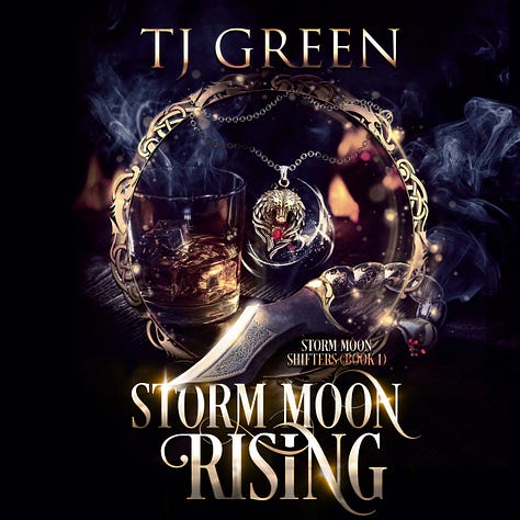 Amber Moon, Storm Moon Rising, and my German translations.